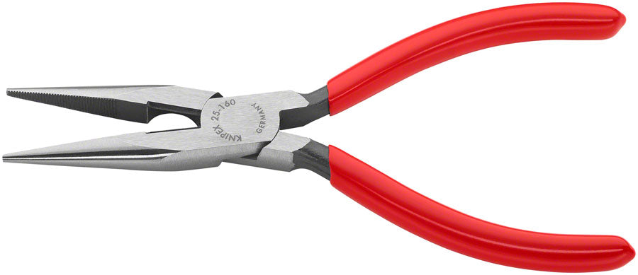 Knipex Long Nose Pliers with Cutter - 6 1/4" MPN: 25 01 160 SBA UPC: 843221000592 Plier Long  Nose Pliers with Cutter