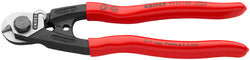 Knipex Wire Rope Shears - Polished Forged Steel, 7 1/2" - Cable Cutter - Wire Rope Shears