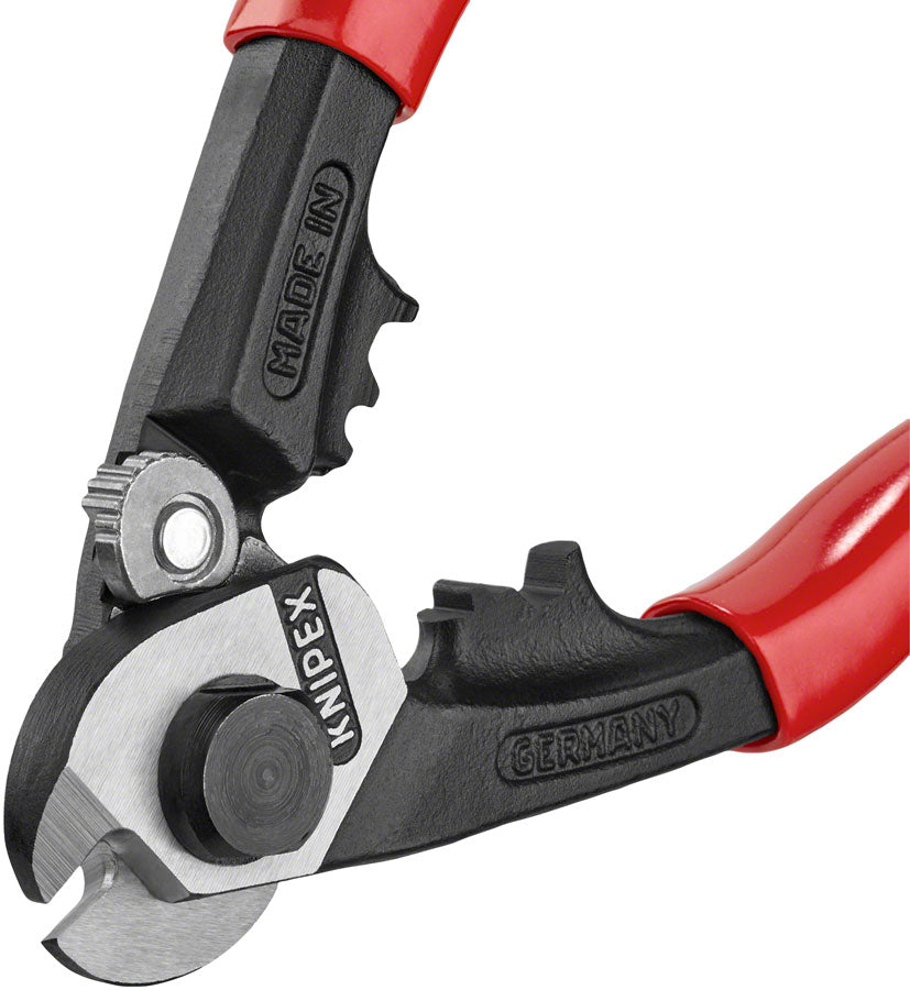 Knipex Wire Rope Shears - Polished Forged Steel, 7 1/2" - Cable Cutter - Wire Rope Shears