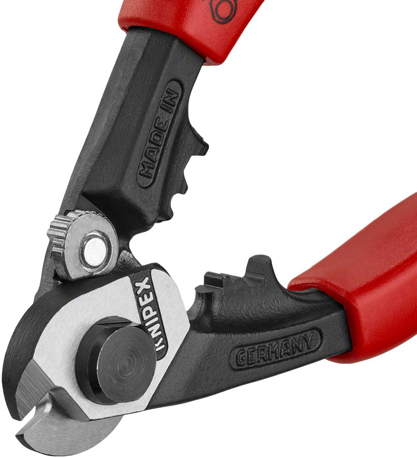 Knipex Wire Rope Shears - Burnished Forged Steel, 7 1/2" - Cable Cutter - Wire Rope Shears