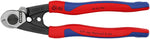 Knipex Wire Rope Shears - Burnished Forged Steel, 7 1/2" MPN: 95 62 190 SBA UPC: 843221010171 Cable Cutter Wire Rope Shears