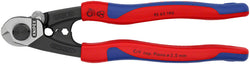 Knipex Wire Rope Shears - Burnished Forged Steel, 7 1/2" MPN: 95 62 190 SBA UPC: 843221010171 Cable Cutter Wire Rope Shears