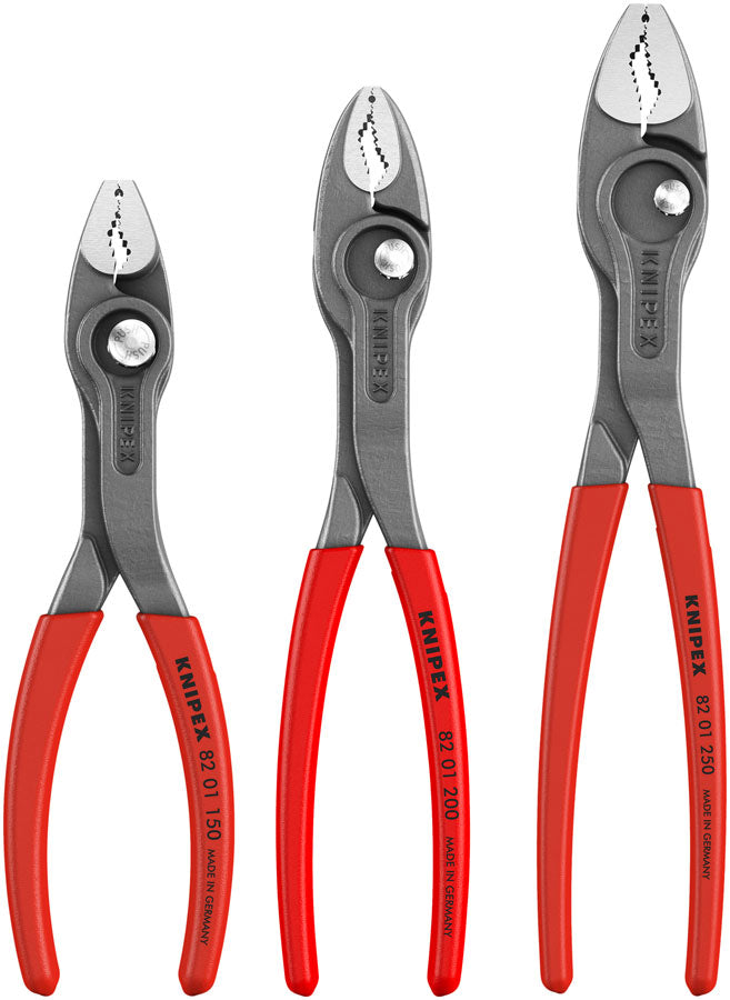 Knipex 3 Pc TwinGrip Pliers Set, Plastic Dipped, 6"/8"/10") MPN: 00 20 06 US4 UPC: 843221030032 Plier TwinGrip Pliers