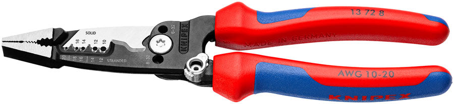 Knipex 8" Forged Wire Stripper 20-10 AWG MPN: 13 72 8 SBA UPC: 843221027766 Plier Forged Wire Stripper