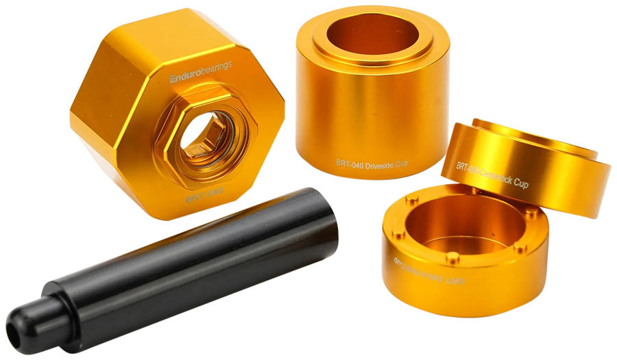 Enduro BRT-040-Hub Bearing Removal/Installation Tool Kit - For Hubs with Axle Stops, For use with BRT-060 and BRT-050