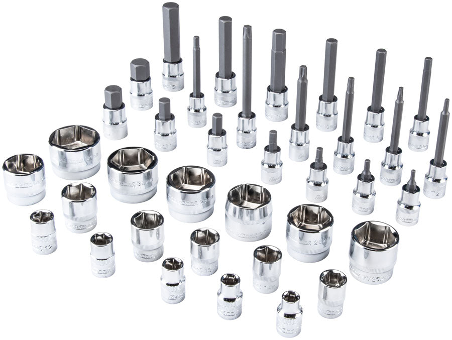 Park Tool Socket and Bit Set - 37 Piece - Ratchets & Bits - SBS Socket and Bit Sets