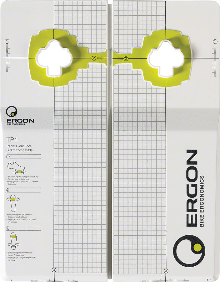 Ergon TP1 Shimano SPD Cleat Fitting Tool MPN: 48000000 Measurement Tool TP1 Cleat Fitting Tool