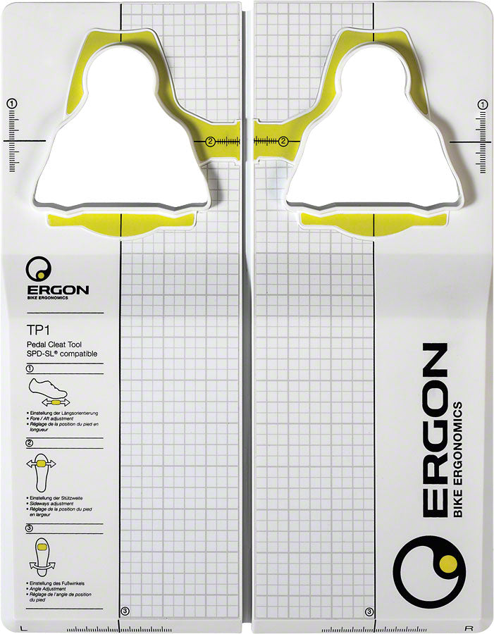 Ergon TP1 Shimano SPD-SL Cleat Fitting Tool MPN: 48000001 Measurement Tool TP1 Cleat Fitting Tool