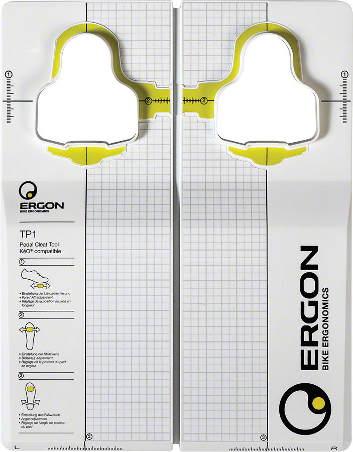 Ergon TP1 Look Keo Cleat Fitting Tool MPN: 48000005 Measurement Tool TP1 Cleat Fitting Tool