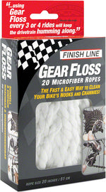 Finish Line Gear Floss Microfiber Cleaning Rope MPN: GF0200101 UPC: 036121950047 Cleaning Tool Gear Floss Cleaning Rope