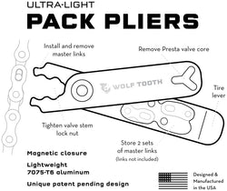 Wolf Tooth Masterlink Combo Pack Pliers, Gold - Chain Tool - Masterlink Combo Pack Pliers