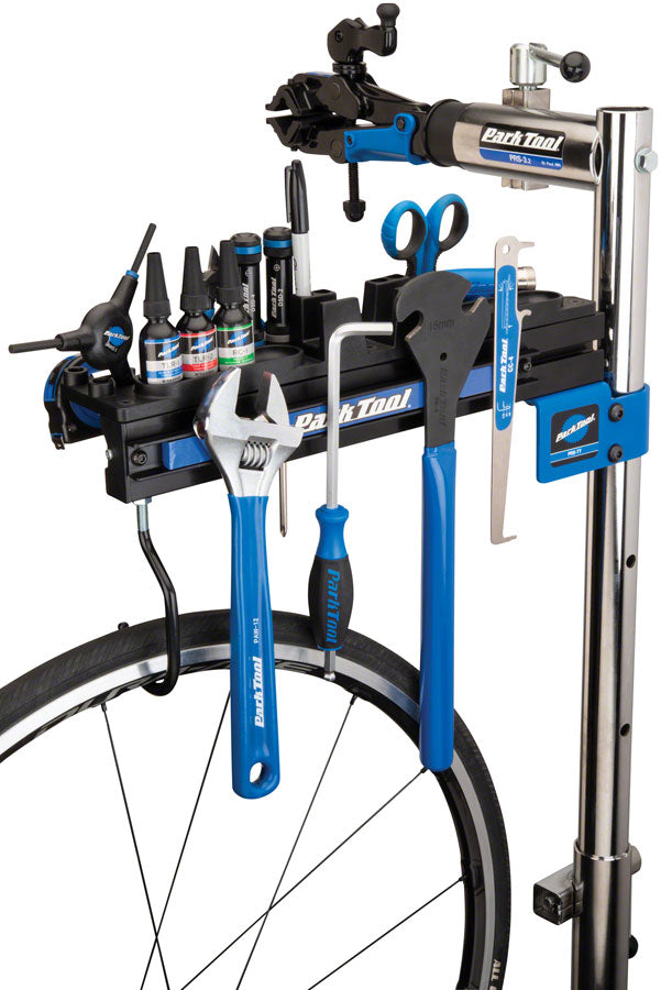 Park Tool Deluxe Tool and Work Tray - Repair Stand Accessory - Stand Accessories