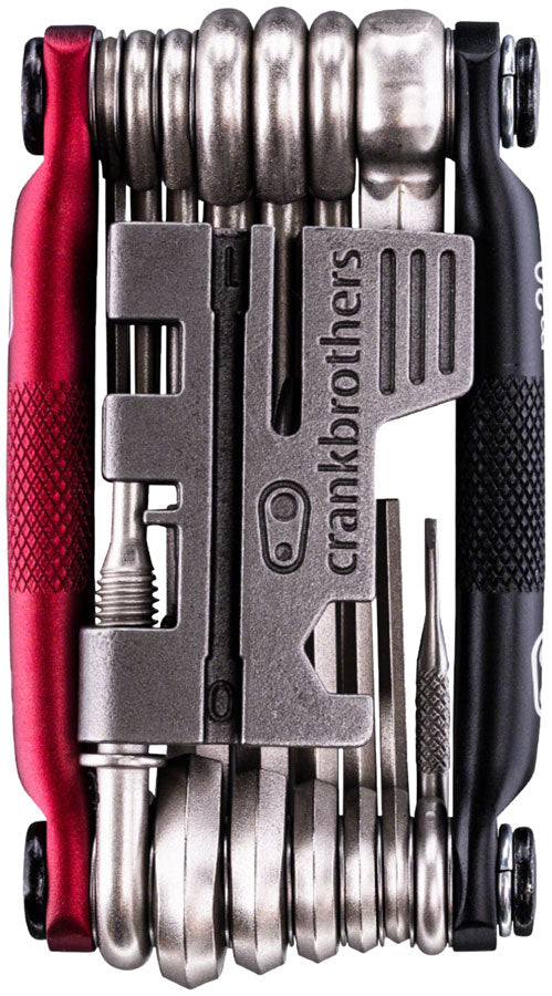 Crank Brothers Multi 20 Tool - Matte Black/Red MPN: 16404 UPC: 641300164049 Bike Multi-Tool Multi-Tools