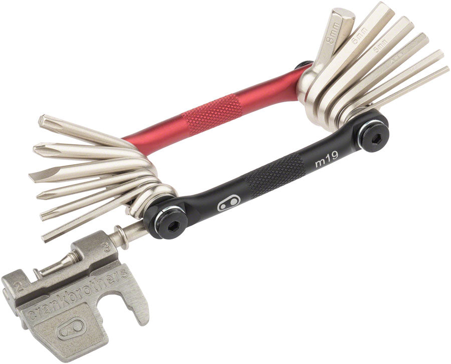 Crankbrothers Multi 19 Tool - Black/Red Bike Multi-Tool