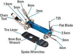 Park Tool IB-3C I-Beam Mini Folding Multi-Tool MPN: IB-3 UPC: 763477004437 Bike Multi-Tool I-Beam Series