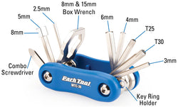 Park MTC-30 Composite Multi-Function Tool MPN: MTC-30 UPC: 763477003867 Bike Multi-Tool MTC