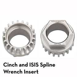 Wolf Tooth Pack Wrench Insert CINCH and ISIS MPN: FWI-CIS UPC: 812719026734 Other Tool Pack Wrench Steel Hex Inserts