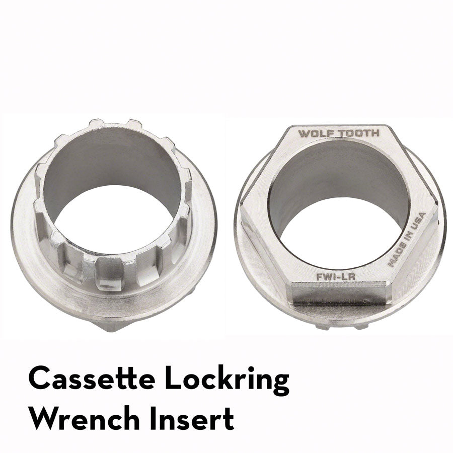 Wolf Tooth Pack Wrench Insert Lockring MPN: FWI-LR UPC: 812719026741 Other Tool Pack Wrench Steel Hex Inserts