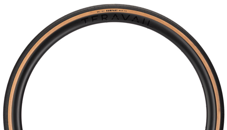 Teravail Rampart Tire - 700 x 35, Tubeless, Folding, Tan, Durable, Fast Compound - Tires - Rampart Gen 2 Tire