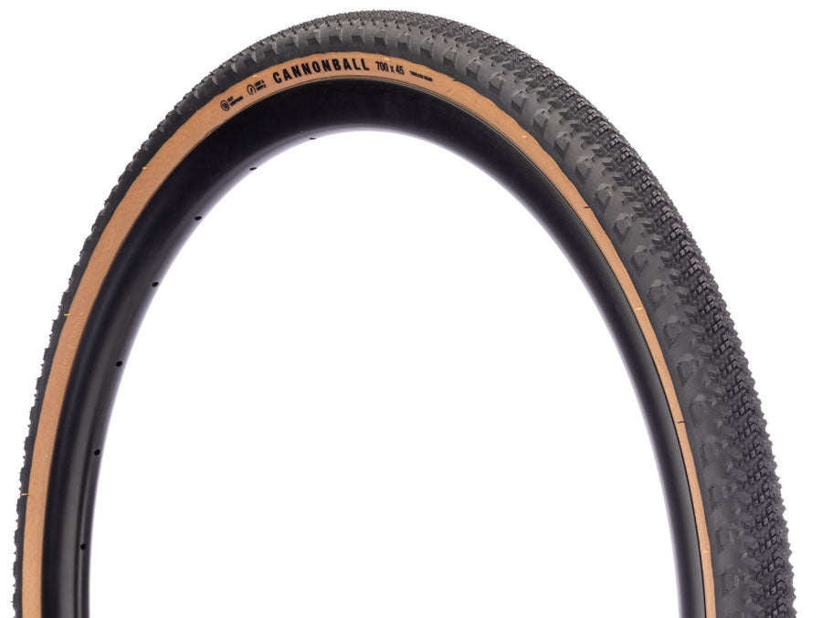 Teravail Cannonball Tire - 700 x 40, Tubeless, Folding, Tan, Light and Supple, Fast Compound MPN: 19-000780 UPC: 708752534988 Tires Cannonball Gen 2 Tire