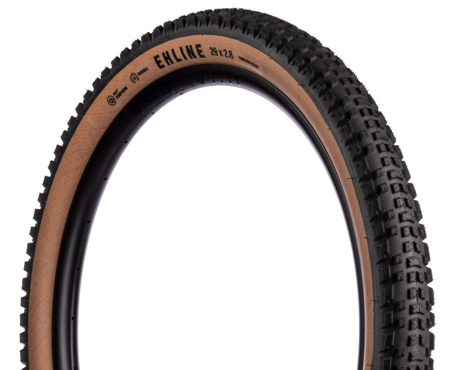 Teravail Ehline Tire - 29 x 2.5, Tubeless, Folding, Tan, Durable, Fast Compound MPN: 19-000810 UPC: 708752535282 Tires Ehline Gen 2 Tire