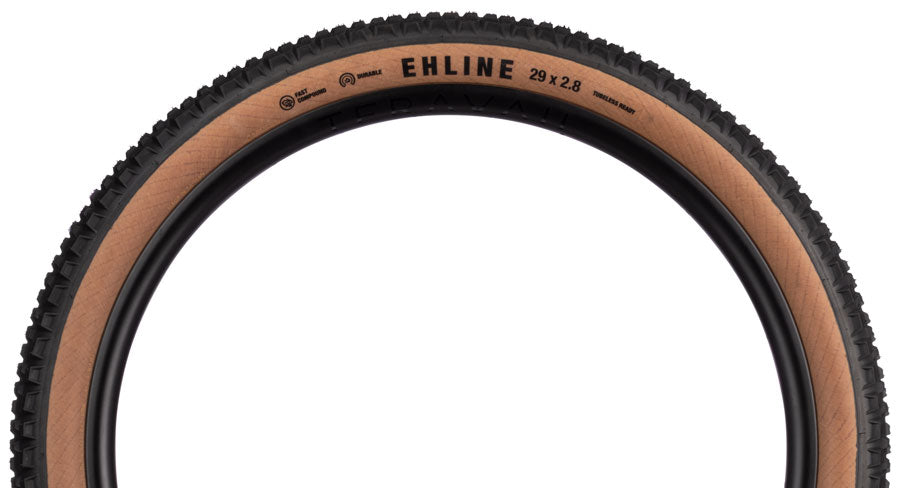 Teravail Ehline Tire - 29 x 2.5, Tubeless, Folding, Tan, Durable, Fast Compound - Tires - Ehline Gen 2 Tire
