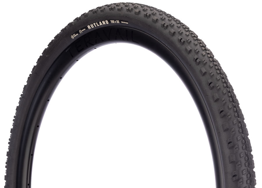 Teravail Rutland Tire - 700 x 50, Tubeless, Folding, Black, Durable, Fast Compound MPN: 19-000830 UPC: 708752535442 Tires Rutland Gen 2 Tire