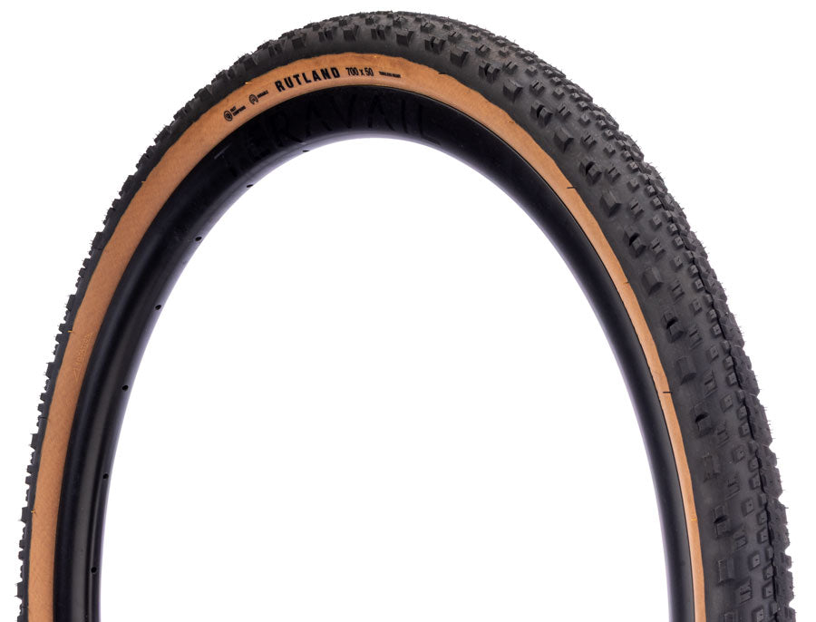 Teravail Rutland Tire - 700 x 50, Tubeless, Folding, Tan, Durable, Fast Compound MPN: 19-000830 UPC: 708752535466 Tires Rutland Gen 2 Tire