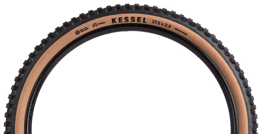 Teravail Kessel Tire - 27.5 x 2.5, Tubeless, Folding, Tan, Durable, Grip Plus Compound - Tires - Kessel Tire