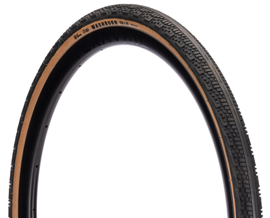 Teravail Washburn Tire - 700 x 40, Tubeless, Folding, Tan, Light and Supple, Fast Compound MPN: 19-000760 UPC: 708752535862 Tires Washburn Gen 2 Tire