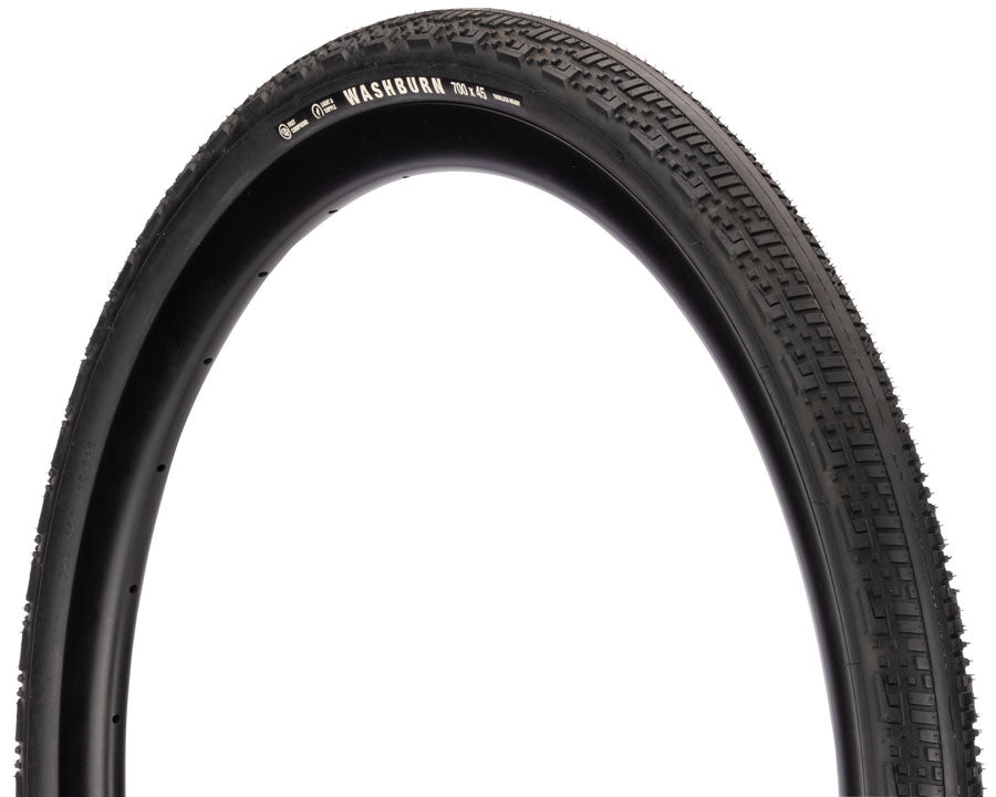 Teravail Washburn Tire - 700 x 45, Tubeless, Folding, Black, Light and Supple, Fast Compound MPN: 19-000765 UPC: 708752535886 Tires Washburn Gen 2 Tire