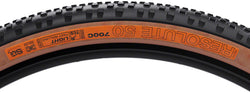 WTB Resolute Tire - 700 x 50, TCS Tubeless, Folding, Black/Tan, Light/Fast Rolling, Dual DNA, SG2 MPN: W010-1063 UPC: 714401110632 Tires Resolute Tire