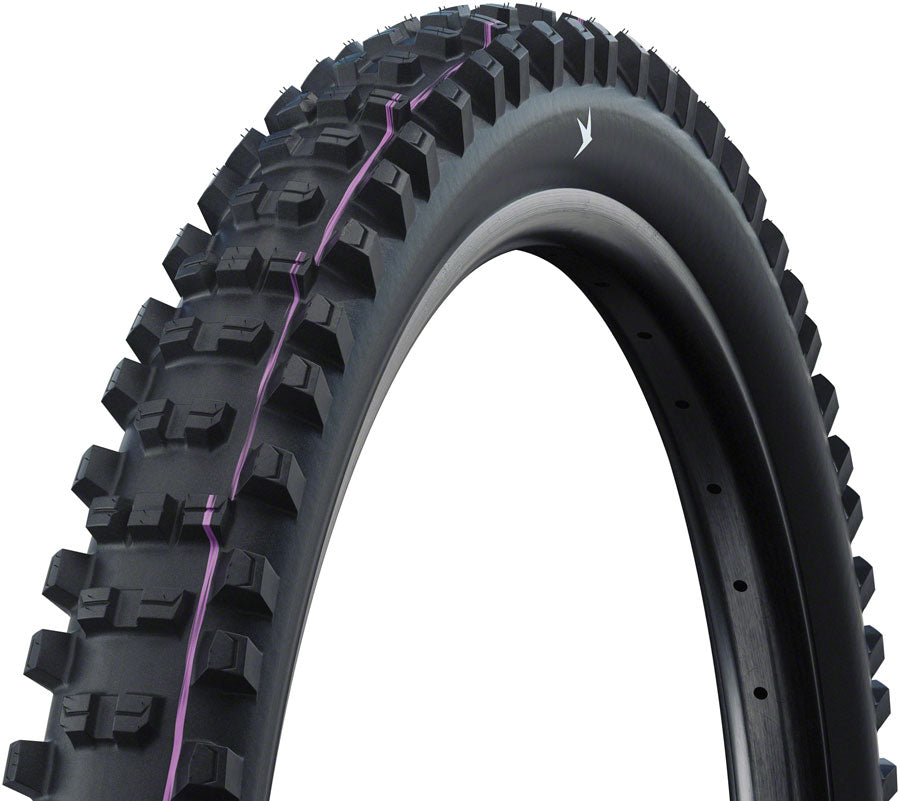 Schwalbe Shredda Rear Tire - 27.5 x 2.50, Tubeless, Folding, Black, Evolution Line, Gravity Pro, Addix Ultra Soft,
