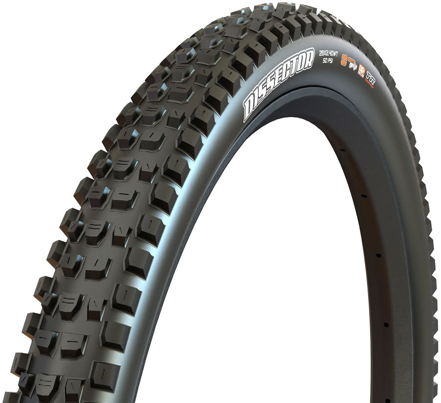 Maxxis Dissector II Tire - 29 x 2.4, Tubeless, Folding, Black, 3C Maxx Grip, DoubleDown, Wide Trail