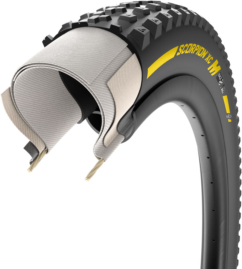 Pirelli Scorpion XC M Tire - 29 x 2.4, Tubeless, Folding, Yellow Label, Team Edition, ProWall, Race MPN: 4292800 Tires Scorpion XC M Tire