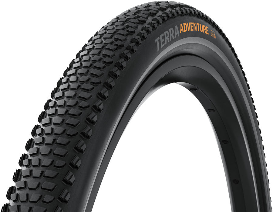 Continental Terra Adventure Tire - 700 x 45 / 29 x 1.75, Tubeless, Folding, Black/Graphite Reflex, Grip, Trail Casing, MPN: 01508420000 Tires Terra Adventure Tire