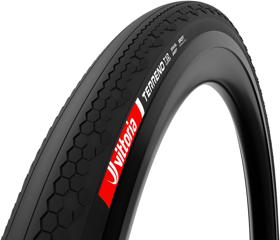 Vittoria Terreno T10 Hardpack Tire - 700 x 37, Clincher, Folding, Black, Gravel Sport MPN: 11A01110 Tires Terreno T10 Hardpack