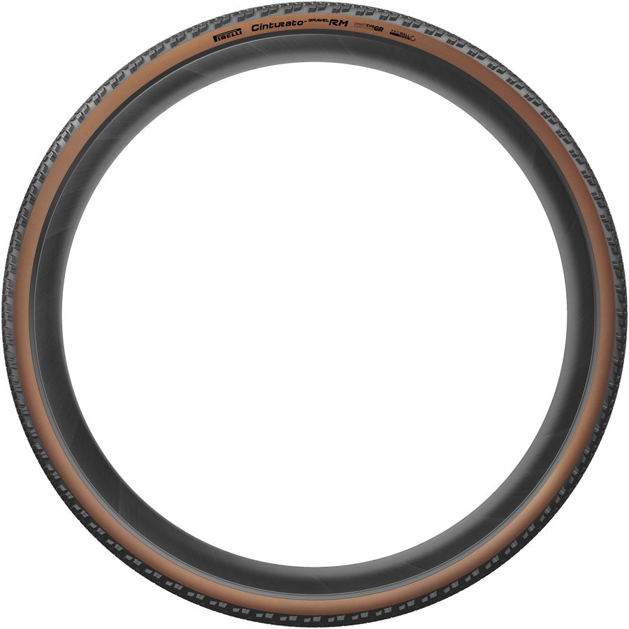Pirelli Cinturato Gravel RM Tire - 700 x 55, Tubeless, Folding, Classic Tan, SmartEVO GR, ProWALL Gravel, High - Tires - Cinturato Gravel RM Tire
