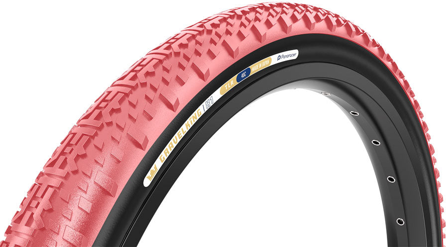 Panaracer GravelKing X1 Tire - 700 x 50, Tubeless, Folding, Sakura/Black