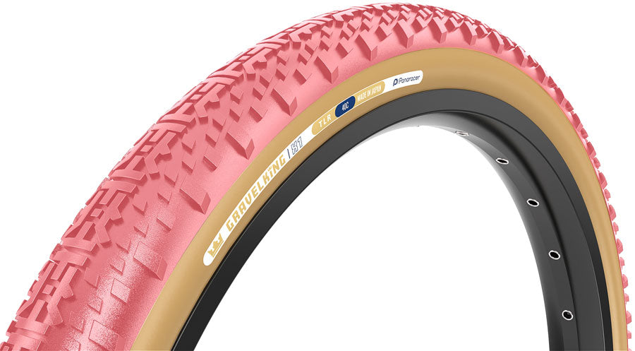 Panaracer GravelKing X1 Tire - 700 x 40, Tubeless, Folding, Sakura/Brown