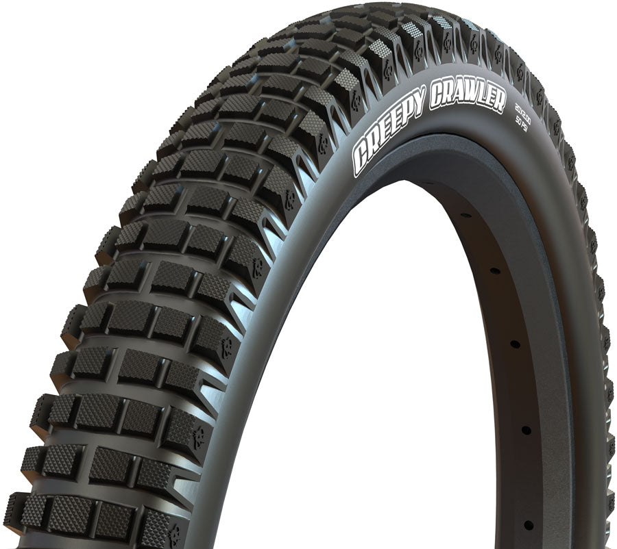Maxxis Creepy Crawler Tire - 20 x 2.5, Clincher, Wire, Black, Super Tacky, Trials Rear