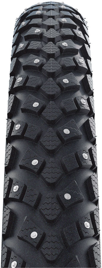 Schwalbe Marathon Winter Plus Tire - 26 x 1.85, Clincher, Wire, Black/Reflex, Performance, SmartGuard, Winter, 200 Steel - Tires - Marathon Winter Plus Tire