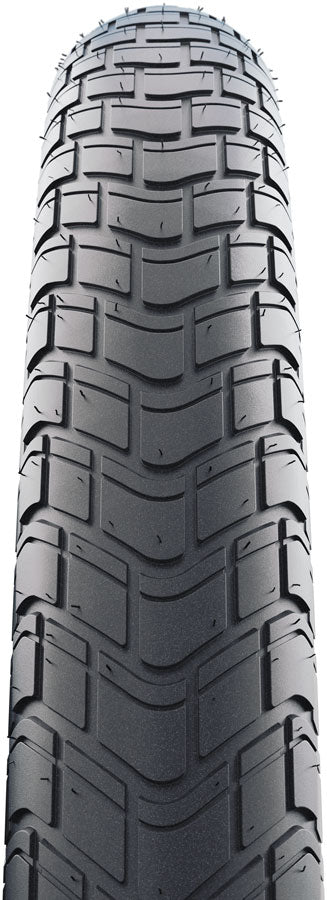 Schwalbe Motion Big Apple Tire - 700 x 60 / 29 x 2.35, Clincher, Wire, Black/Reflex, Standard, RaceGuard, Addix Green, - Tires - Motion Big Apple Tire