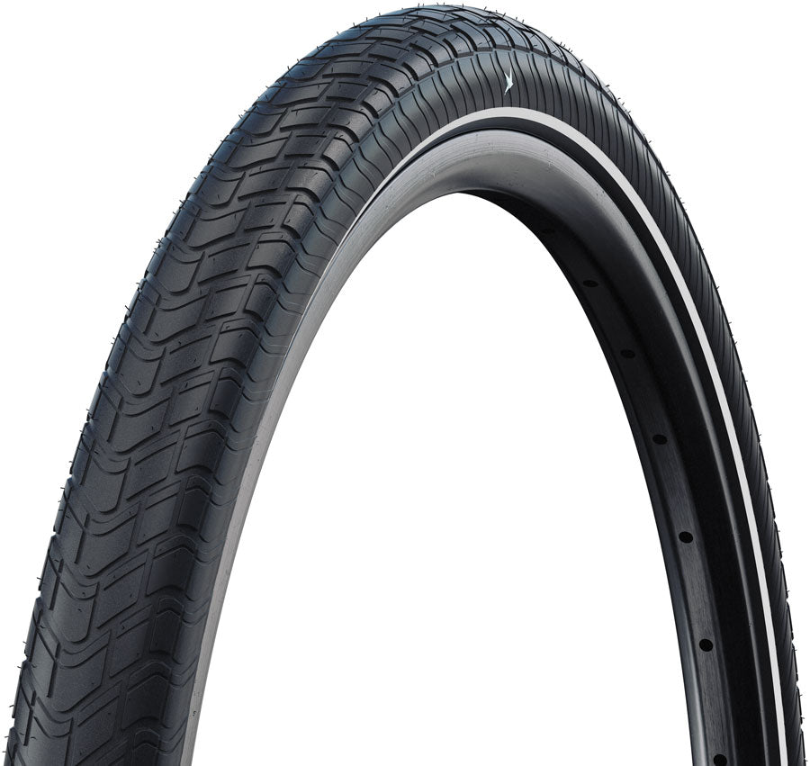 Schwalbe Motion Big Apple Tire - 650b x 55 / 27.5 x 2.15, Clincher, Wire, Black/Reflex, Standard, RaceGuard, Addix MPN: 11159661 Tires Motion Big Apple Tire