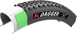 Kenda Dagger Tire - 29 x 2.40, Tubeless, Folding, Black, XC, K-Series MPN: 90R26040 UPC: 47853683011 Tires Dagger Tire