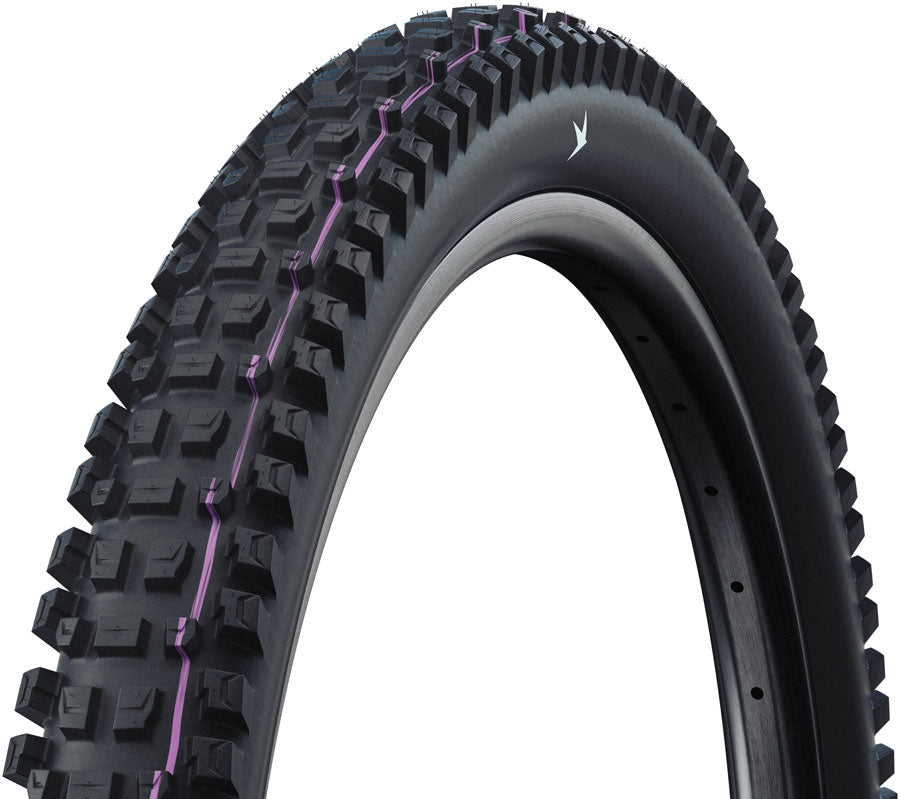 Schwalbe Albert Tire - 29 x 2.60, Tubeless, Folding, Black, Evolution Line, Gravity Pro, Addix Ultra Soft, Radial, E-50