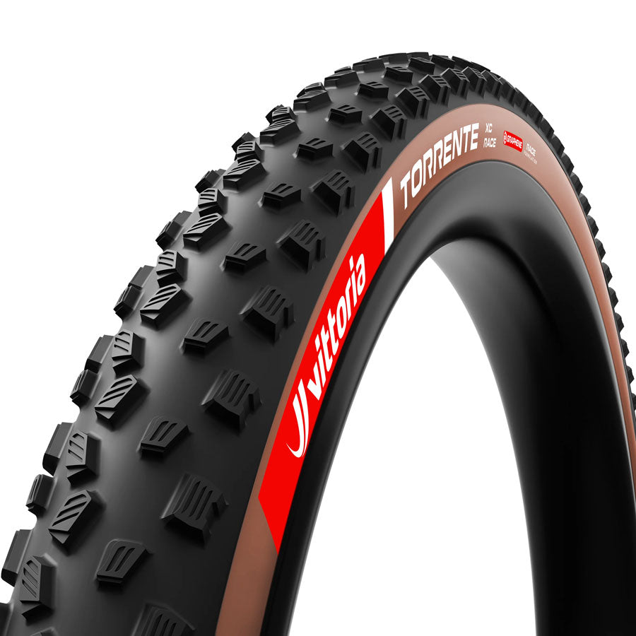 Vittoria Torrente XC Race Tire - 29 x 2.40, Tubeless, Folding, Black/Brown, Race Graphene + Silica, G2.0 MPN: 11A00742 Tires Torrente XC Race Tire