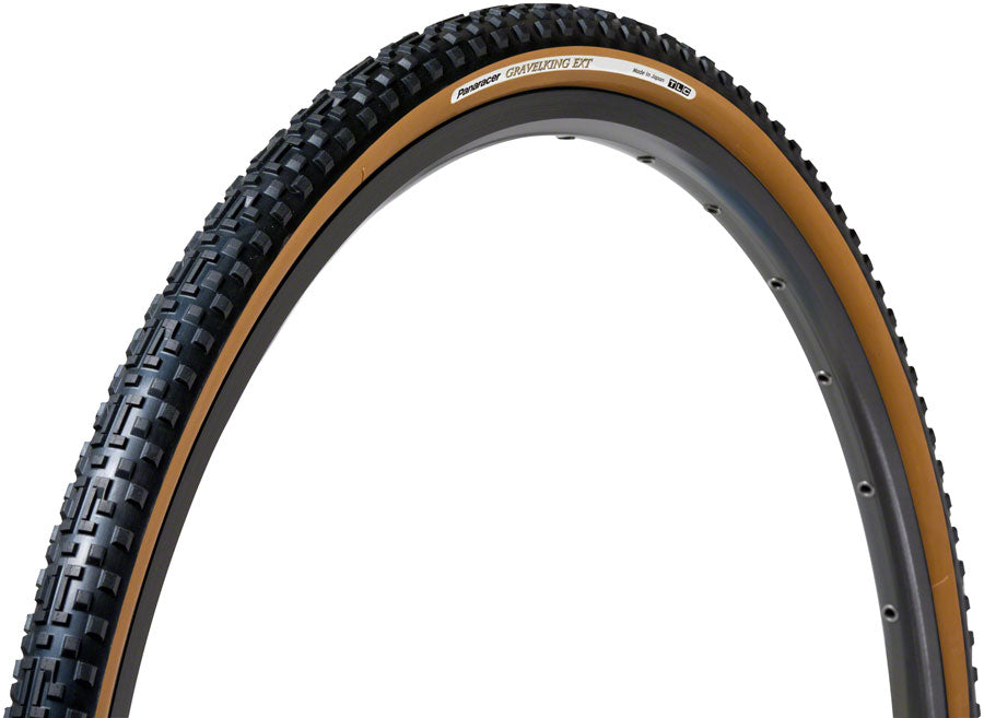 Panaracer GravelKing EXT Plus Tire - 700 x 35, Tubeless, Folding, Black/Brown, ProTite Protection MPN: RF735-GKEXT-P-D Tires GravelKing EXT Plus Tire - MY23