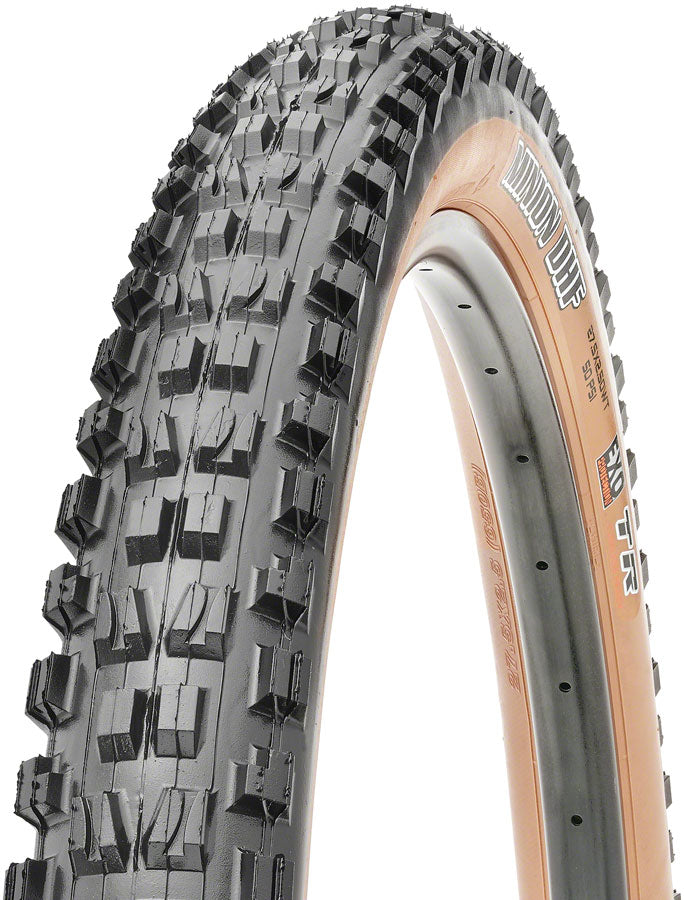 Maxxis Minion DHF Tire - 27.5 x 2.5, Tubeless, Folding, Black/Dark Tan, Dual,EXO, Wide Trail