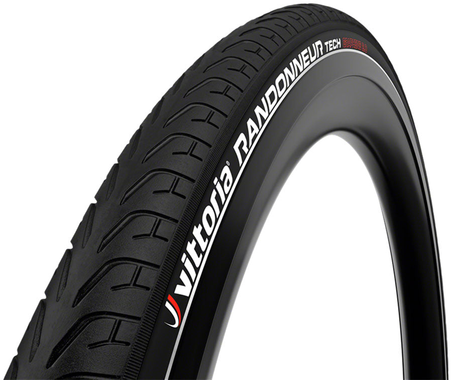 Vittoria Randonneur Tech Tire - 700 x 42, Clincher, Wire, Black/Reflective, 1C Graphene, G2.0, E-Bike MPN: 11A00175 Tires Randonneur Tech Tire